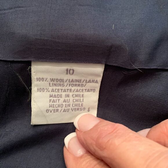 Vintage Liz Claiborne Gray Wool Blazer - Picture 5 of 8